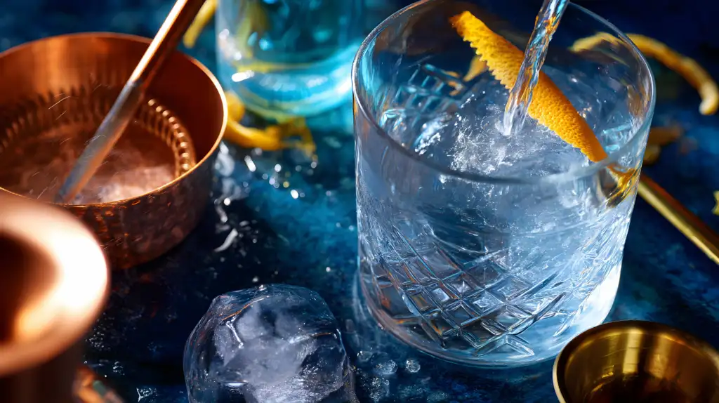 1.5 Gin Bar poured in a glass